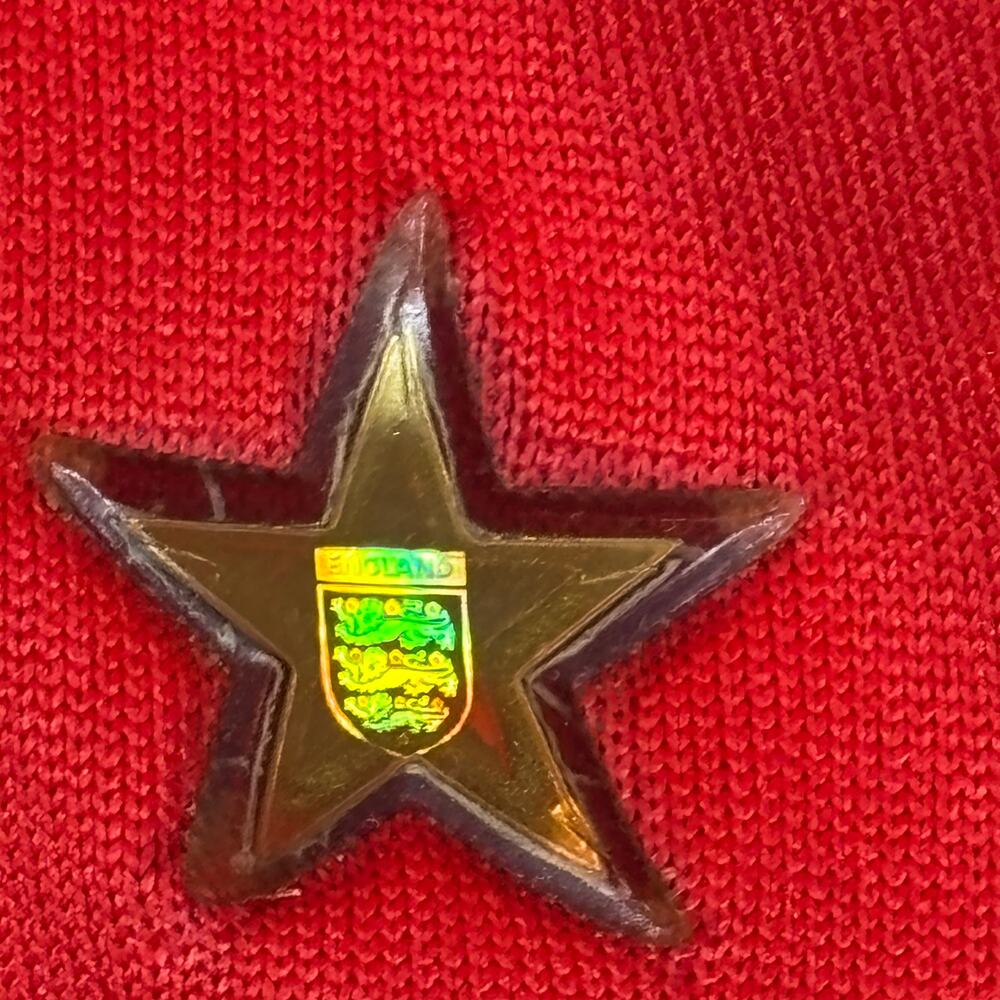 England 2006-2008 Away Football T Shirt Small Red Umbro #8 Frank Lampard - Picture 9 of 15